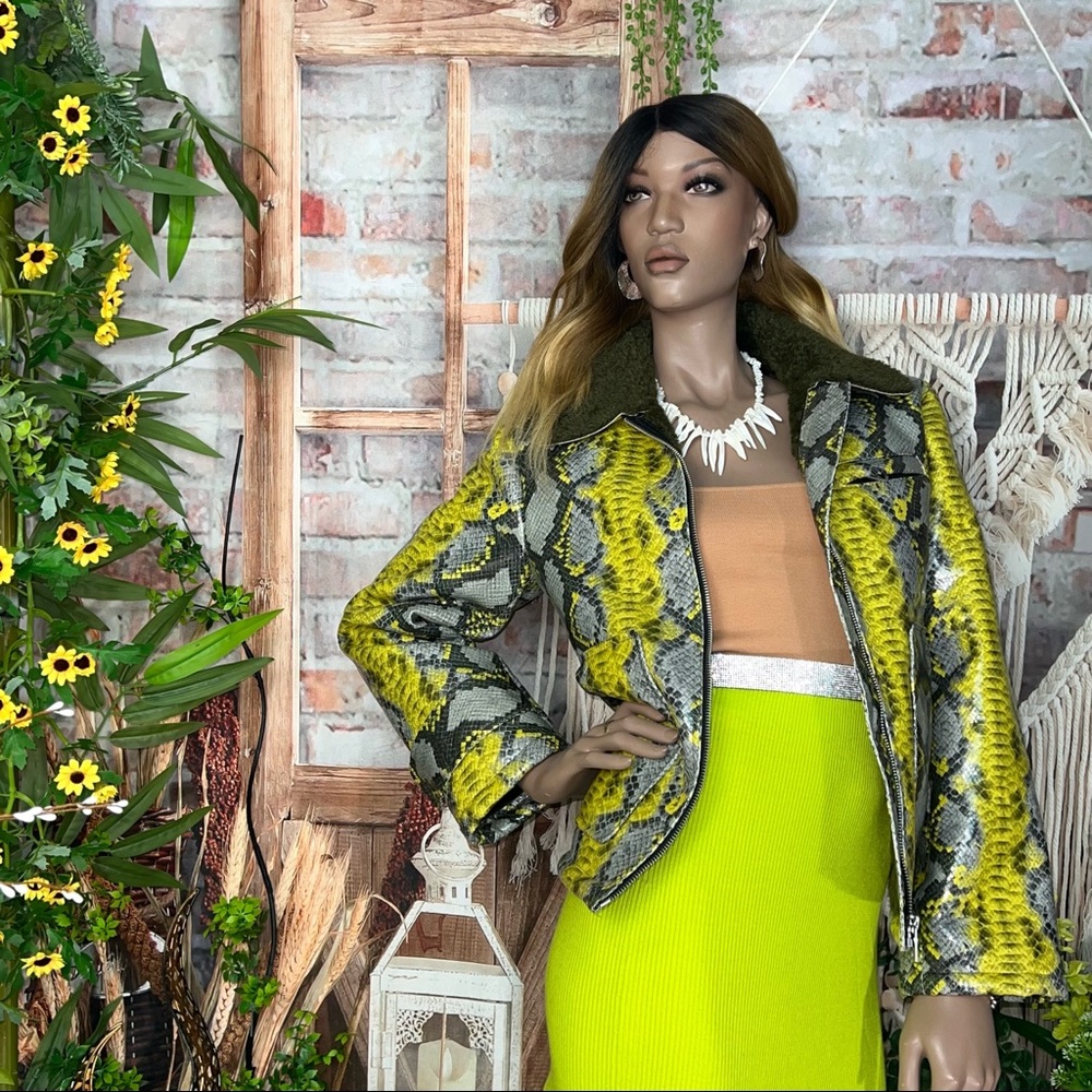 Snake Print Jacket - image 5
